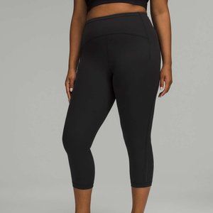 2023 Lululemon Swift Speed High-Rise Crop 21" Leggings, Black Like New, Size 16